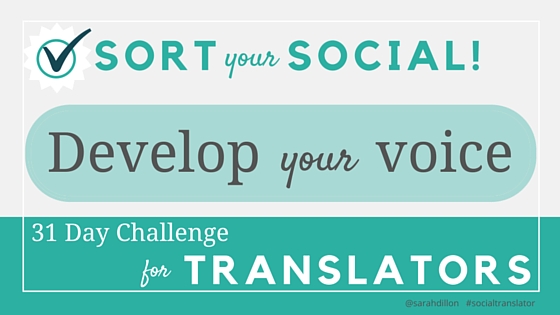 Today's SYS Challenge: Develop Your Voice #socialtranslator